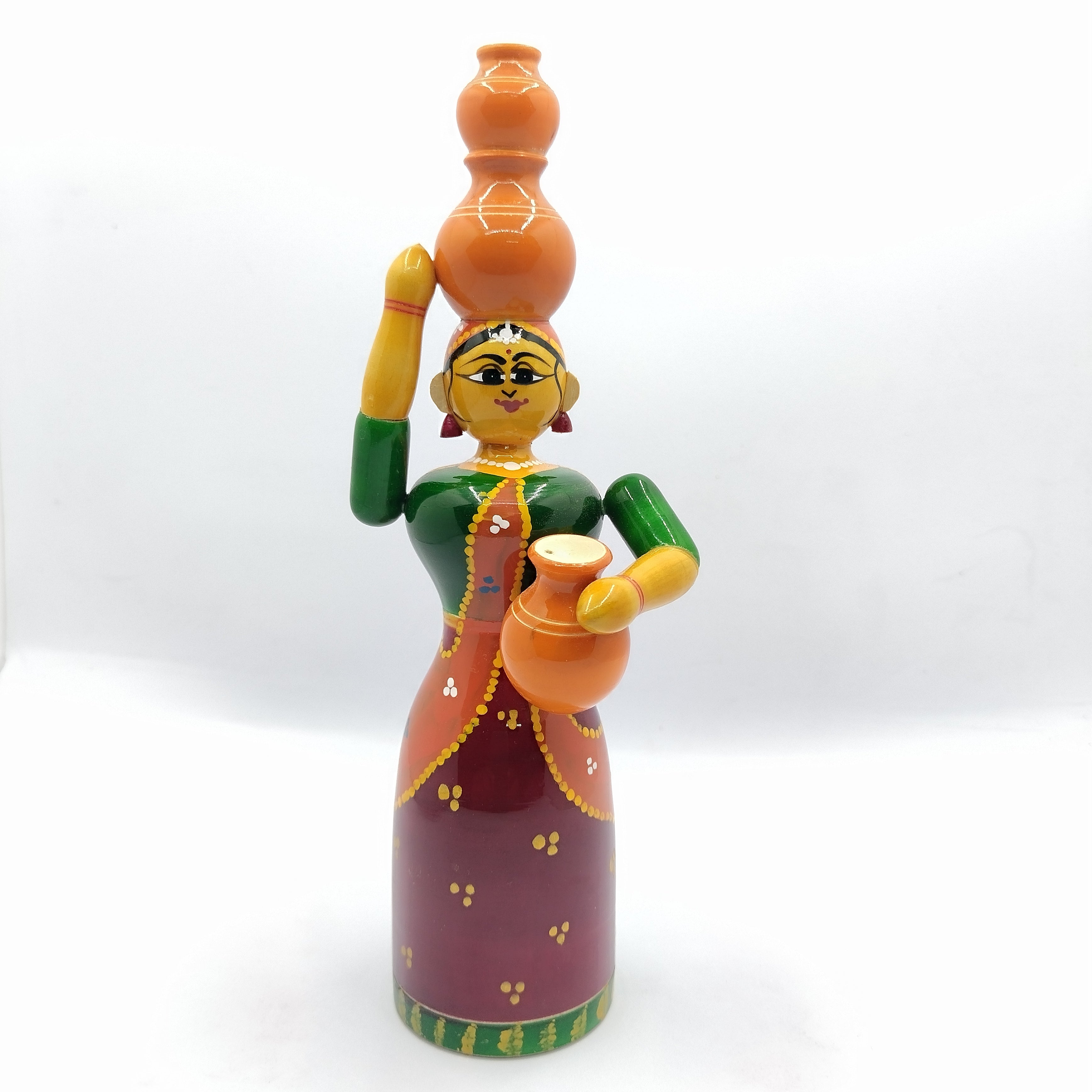 Etikoppaka Handcrafted Water Carrier Doll