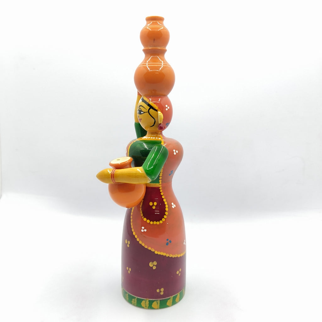 Etikoppaka Handcrafted Water Carrier Doll