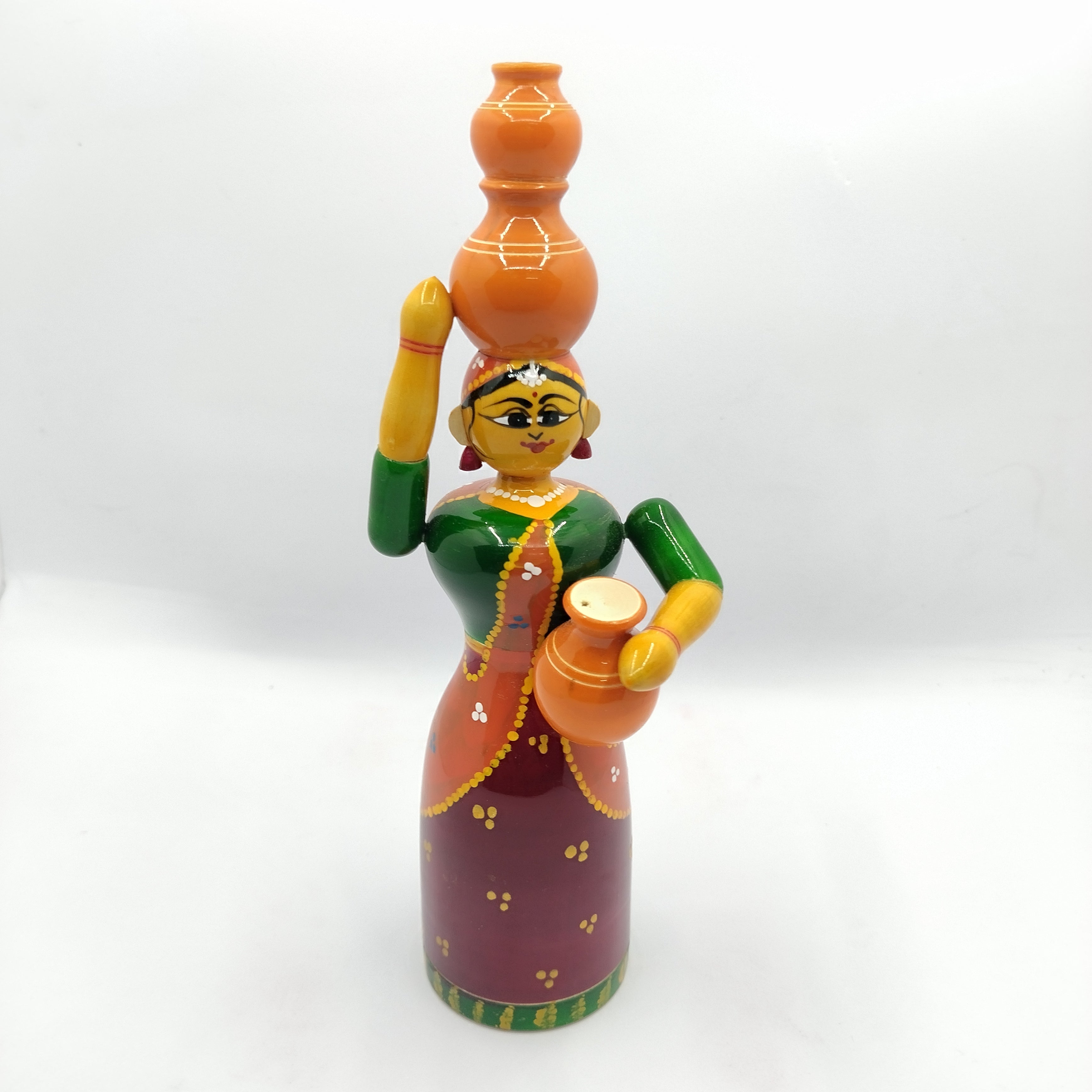 Etikoppaka Handcrafted Water Carrier Doll