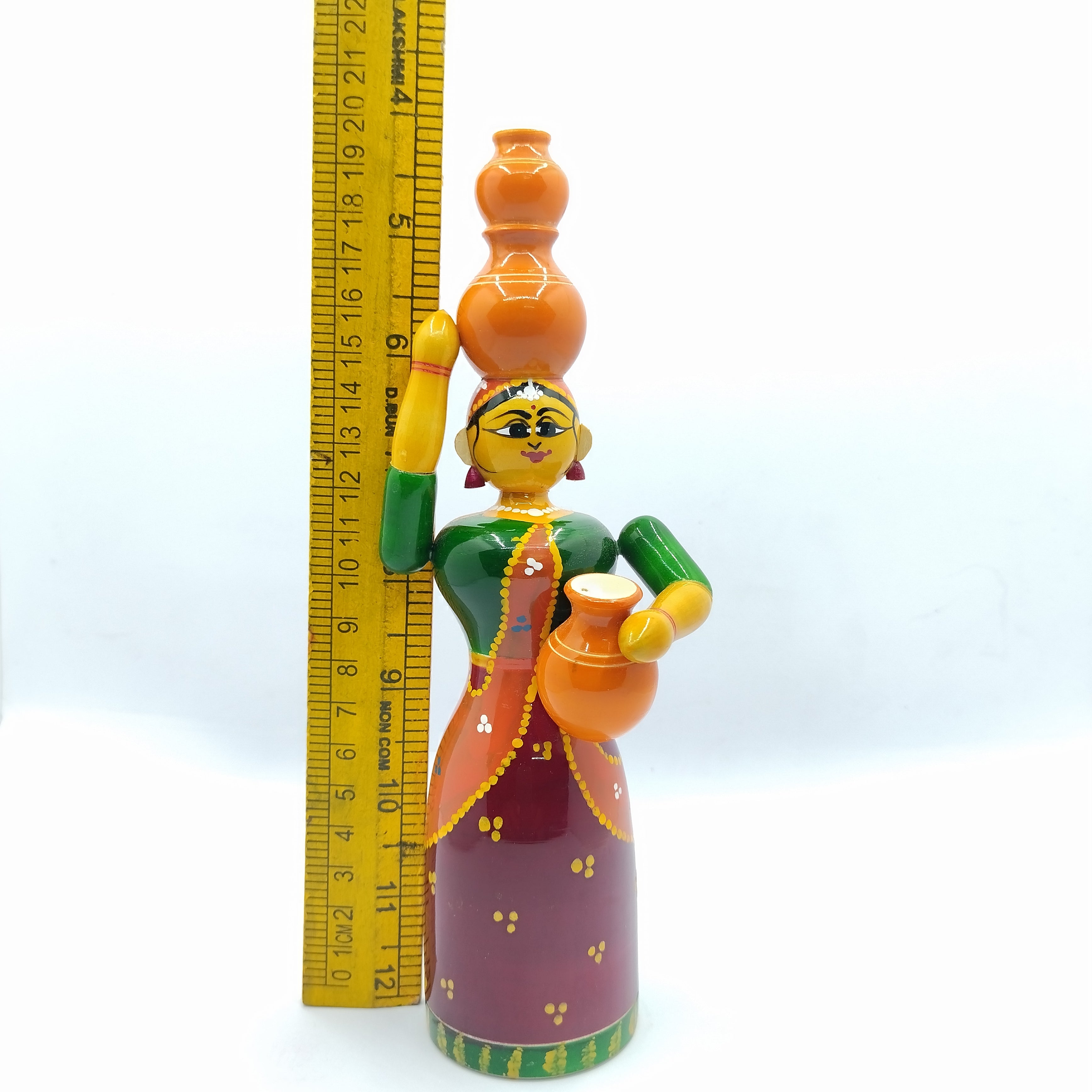 Etikoppaka Handcrafted Water Carrier Doll