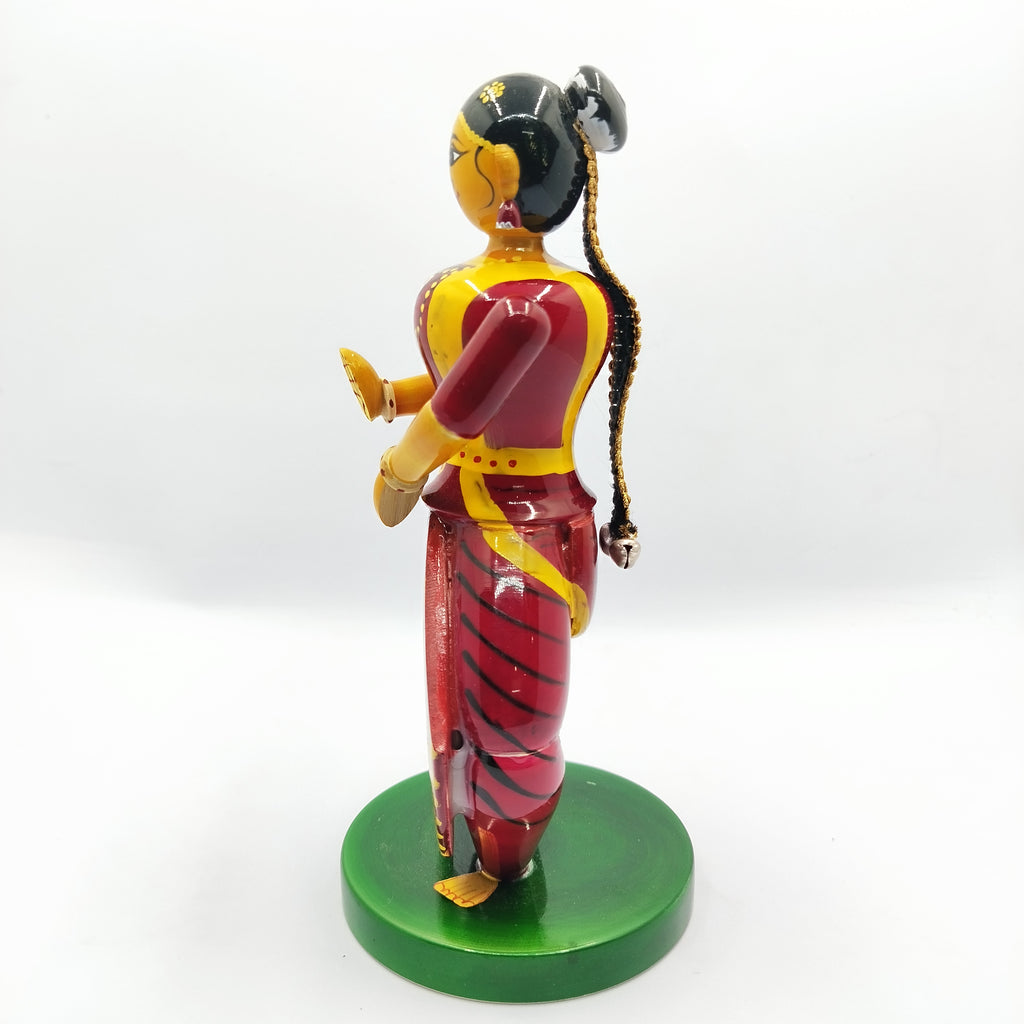 Etikoppaka Bharatanatyam Dancer Doll