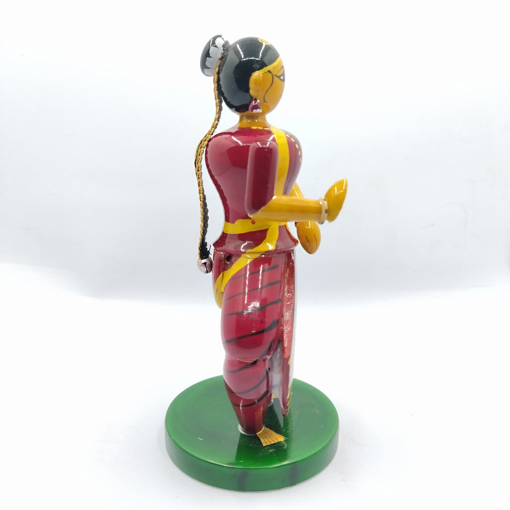 Etikoppaka Bharatanatyam Dancer Doll