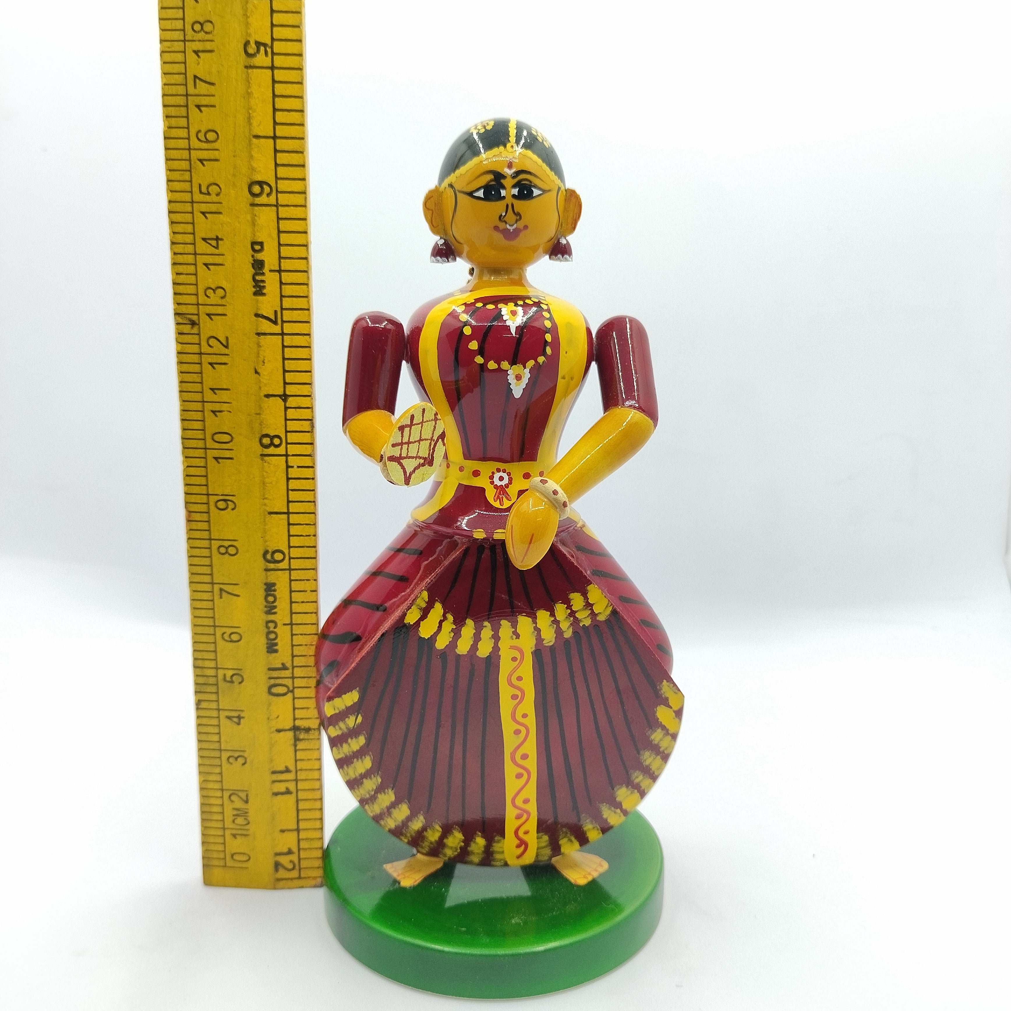 Etikoppaka Bharatanatyam Dancer Doll
